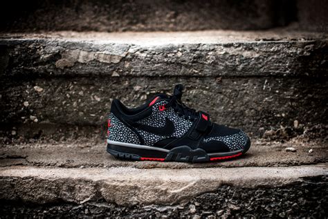 nike air trainer 1 low safari black red|Nike Air Trainer 1 Low ST “Black Safari” .